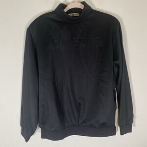 Adidas x Fear of God Athletics Womens Mock Neck Sweatshirt Large Black‎ IT1922
